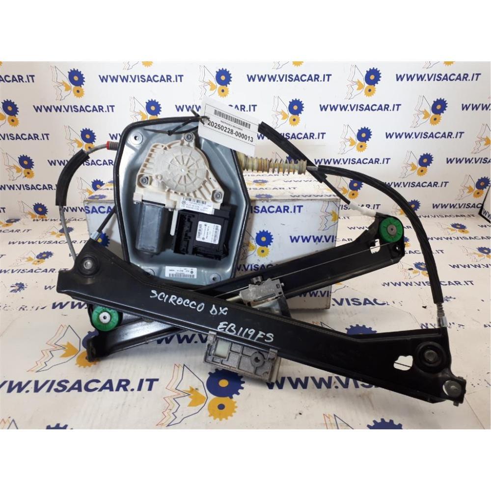 Alzacristallo Porta Anteriore Destro Usato Dal 2008 Volkswagen Scirocco «Iii» (2009)