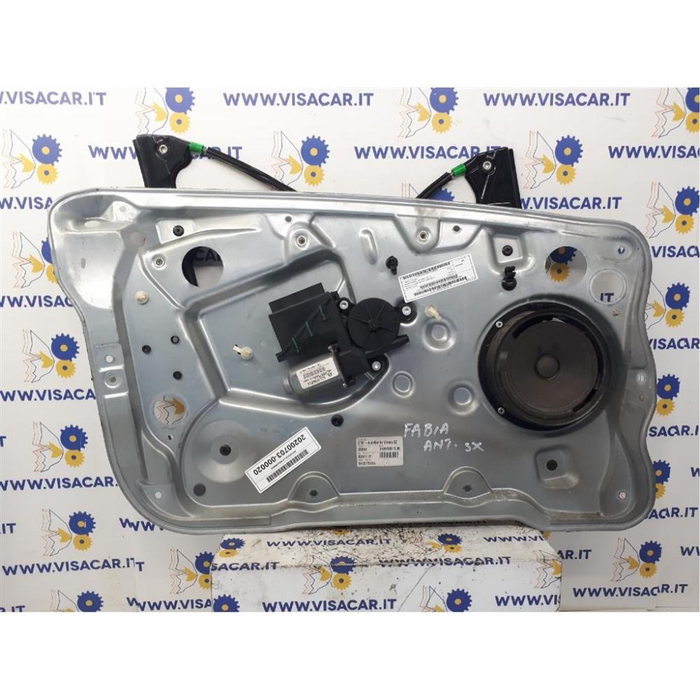 Alzacristallo Porta Anteriore Sinistro Usato Dal 2000 Al 2007 Skoda Fabia «6Y2» (2000)