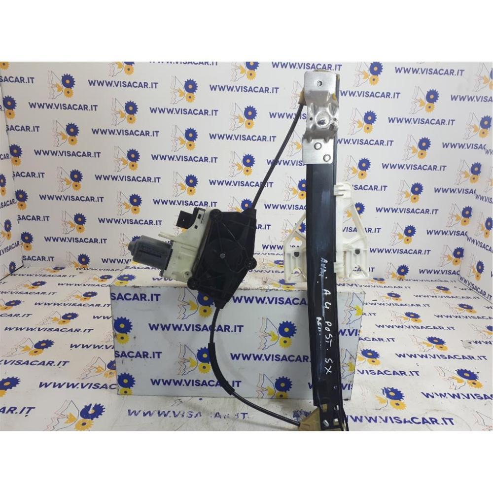 Alzacristallo Porta Posteriore Sinistro Usato Dal 2007 Al 2013 Audi A4 «8K2» (2008)