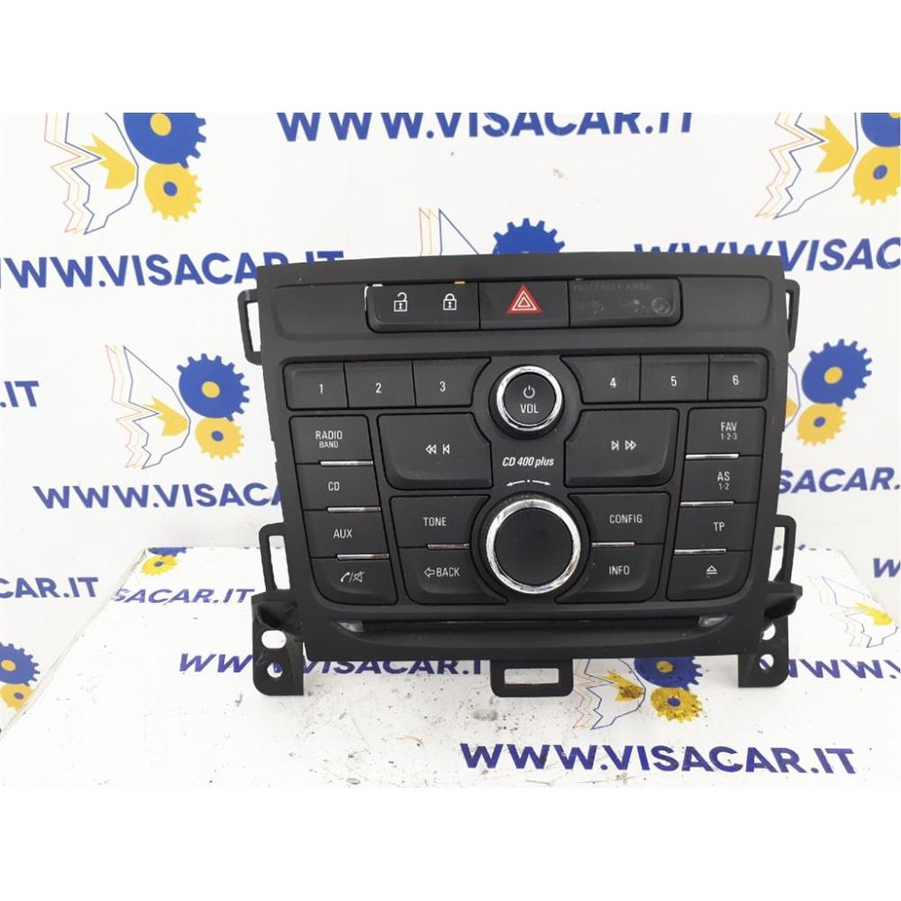 Pulsantiera Unità Autoradio Usato Dal 2011 Opel Zafira «C» (2012)