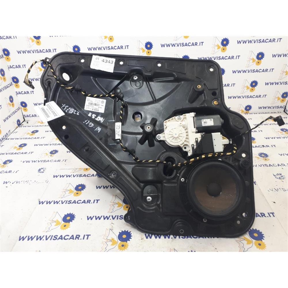 Alzacristallo Porta Posteriore Sinistro Usato Dal 2008 Volkswagen Golf «Vi» (2009)