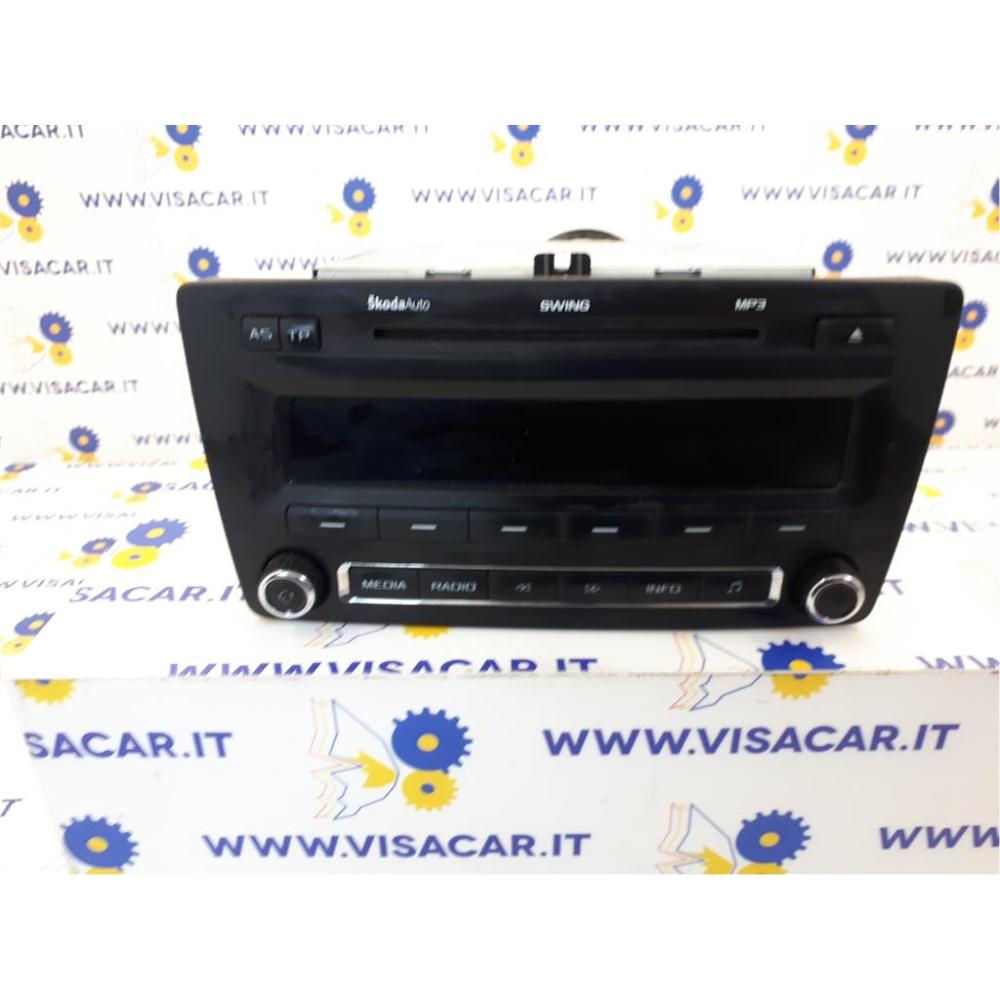 Unità Autoradio Usato Dal 2008 Skoda Octavia «1Z5» Sw (2009)