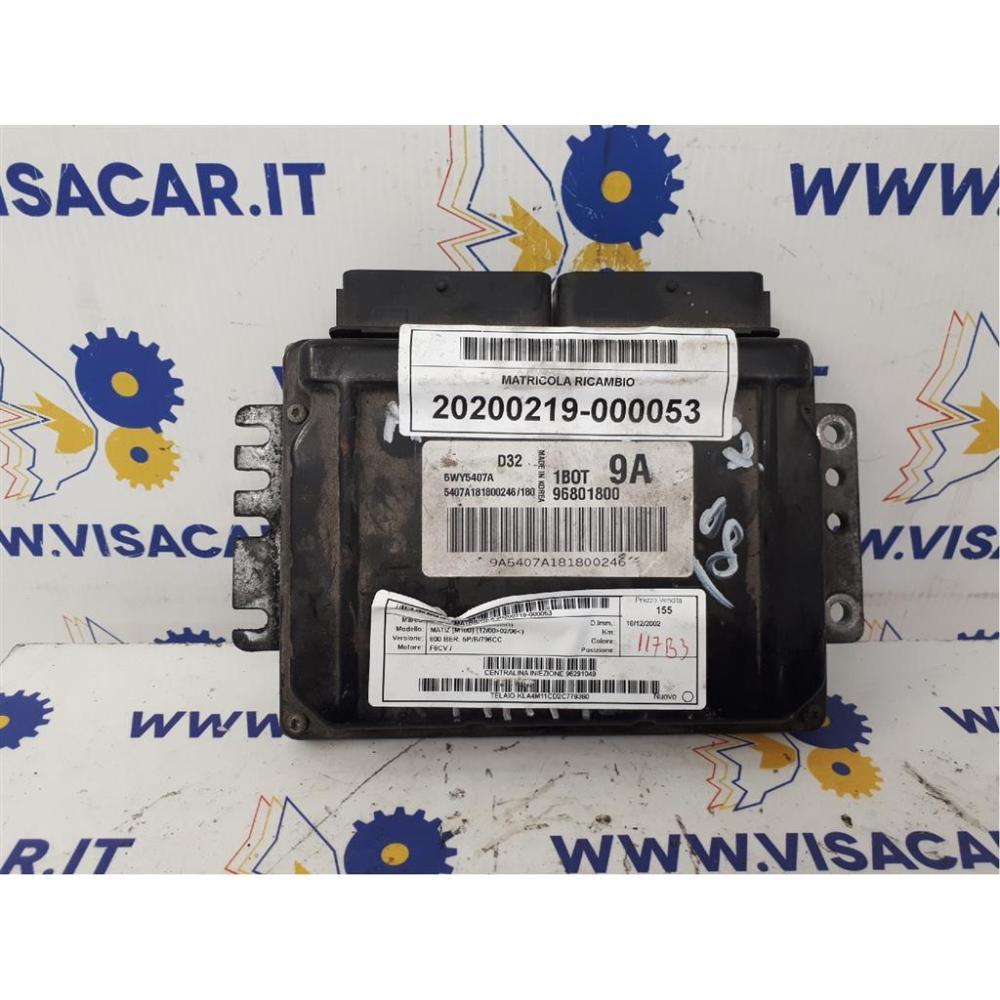 Centralina Iniezione Usato Dal 2000 Al 2006 Chevrolet Matiz «Ii» (2006)