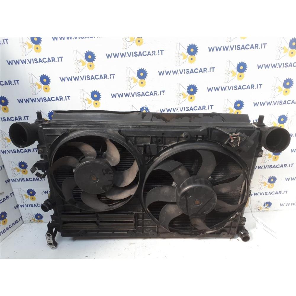 Gruppo Radiatori - Acqua Clima Elettroventola Usato Dal 2007 Al 2011 Volkswagen Tiguan «I» (2008)
