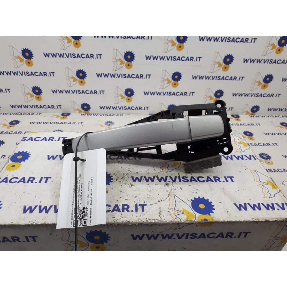 Maniglia Porta Esterno Anteriore Destro Usato Dal 2010 Al 2013 Opel Meriva «B» (2010)