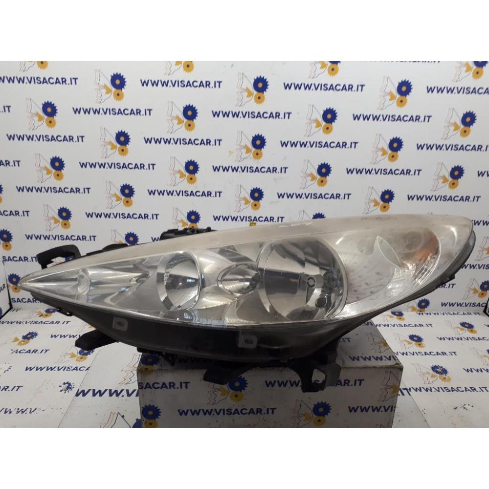 Proiettore Anteriore Sinistro Usato Dal 2007 Al 2009 Peugeot 207 (2006)