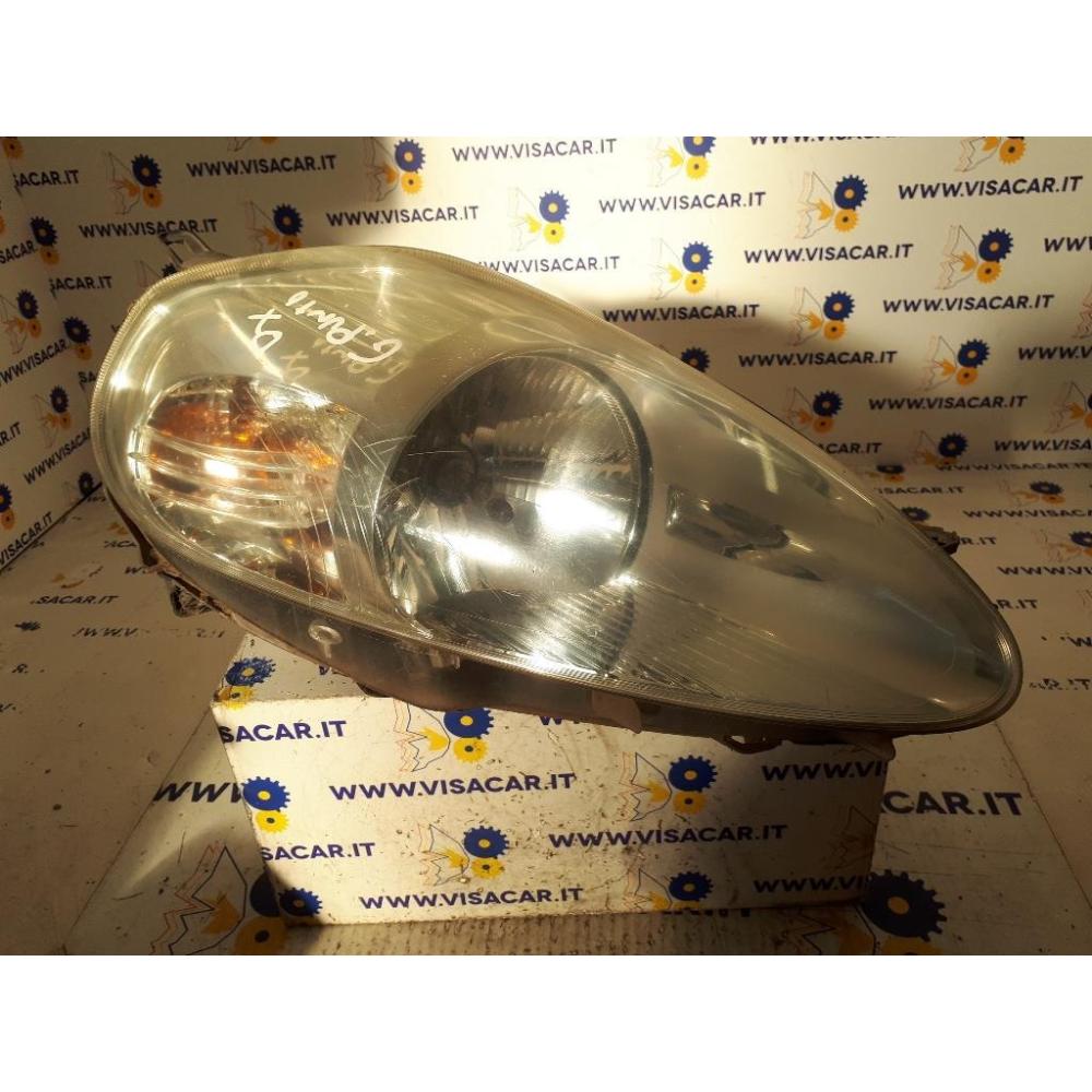 Proiettore Anteriore Destro Usato Dal 2005 Al 2010 Fiat Grande Punto (2006)