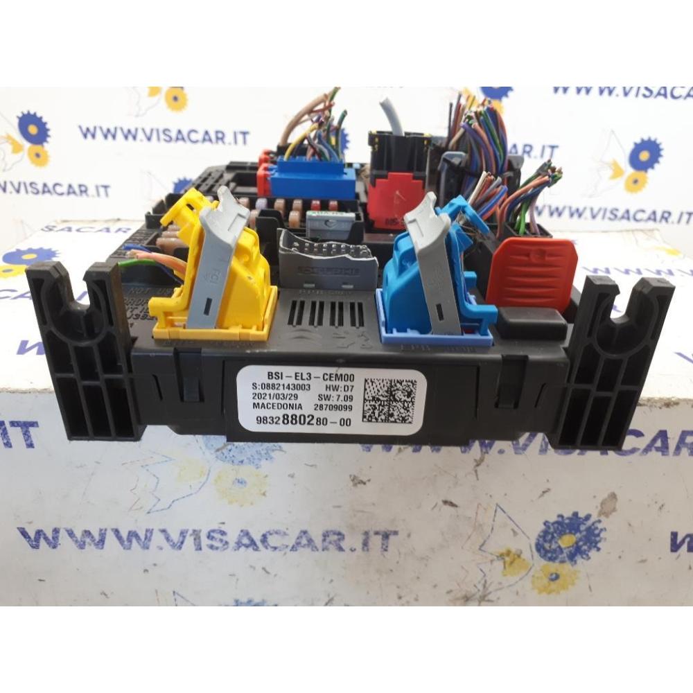 Centralina Portafusibili - Fusibiliera Usato Dal 2020 Al 2023 Citroen C3 «Iii» (2020)