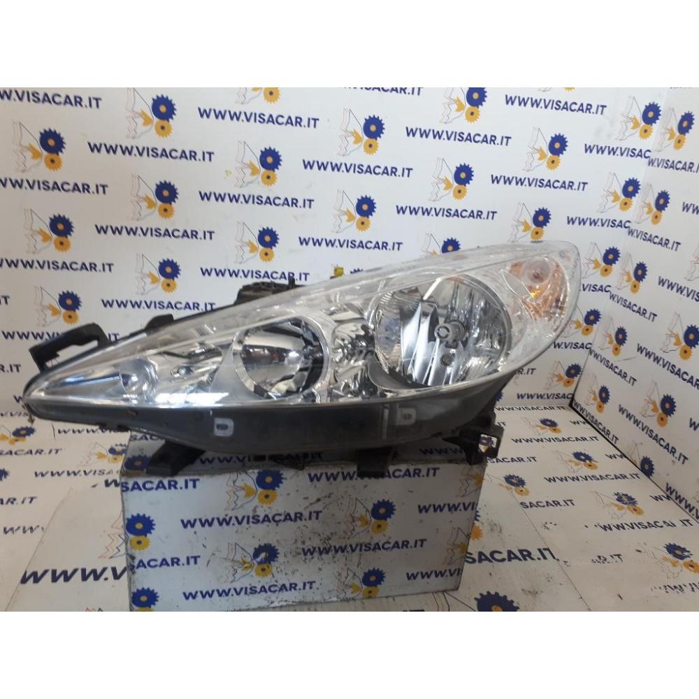 Proiettore Anteriore Sinistro Usato Dal 2006 Al 2009 Peugeot 207 (2006)