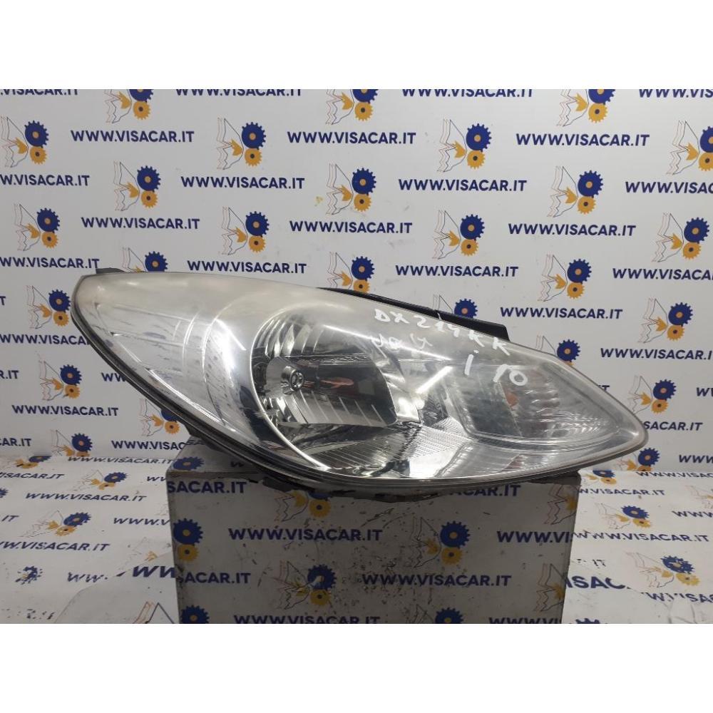 Proiettore Anteriore Destro Usato Dal 2007 Al 2010 Hyundai I10 «I» (2008)