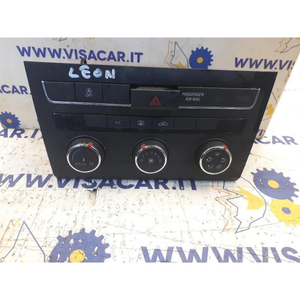 Modulo Comando Riscaldamento / Clima Usato Dal 2013 Al 2016 Seat Leon St «5F8» (2013)