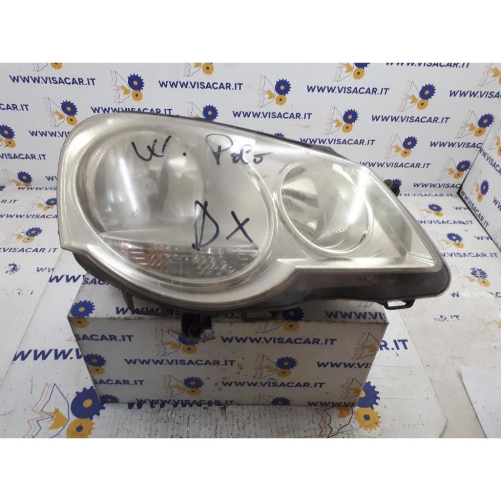 Proiettore Anteriore Destro Usato Dal 2006 Al 2010 Volkswagen Polo «V» (2006)