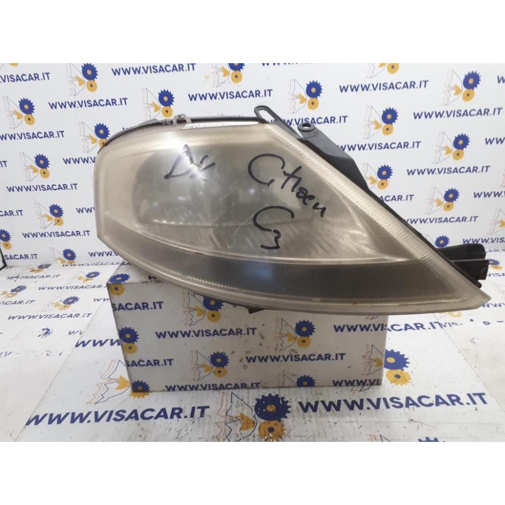 Proiettore Anteriore Destro Usato Dal 2005 Al 2009 Citroen C3 «I» (2005)