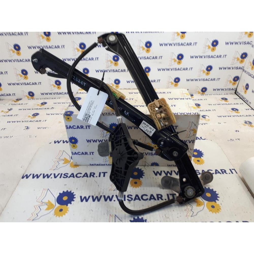 Alzacristallo Porta Anteriore Destro Usato Dal 2013 Al 2016 Volkswagen Golf «Vii» (2013)