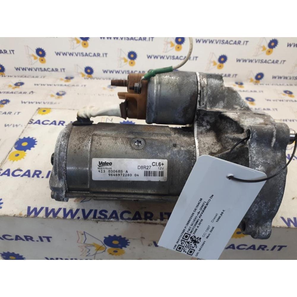 Motorino Avviamento Usato Dal 2006 Al 2016 Fiat Scudo «Ii» (2007)