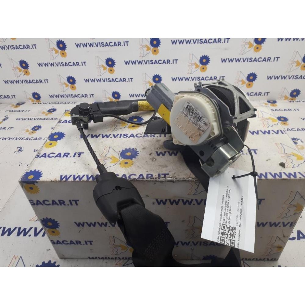 Cintura Di Sicurezza Sedile Anteriore Destro Usato Dal 2007 Al 2012 Fiat 500 «Ii» (2008)