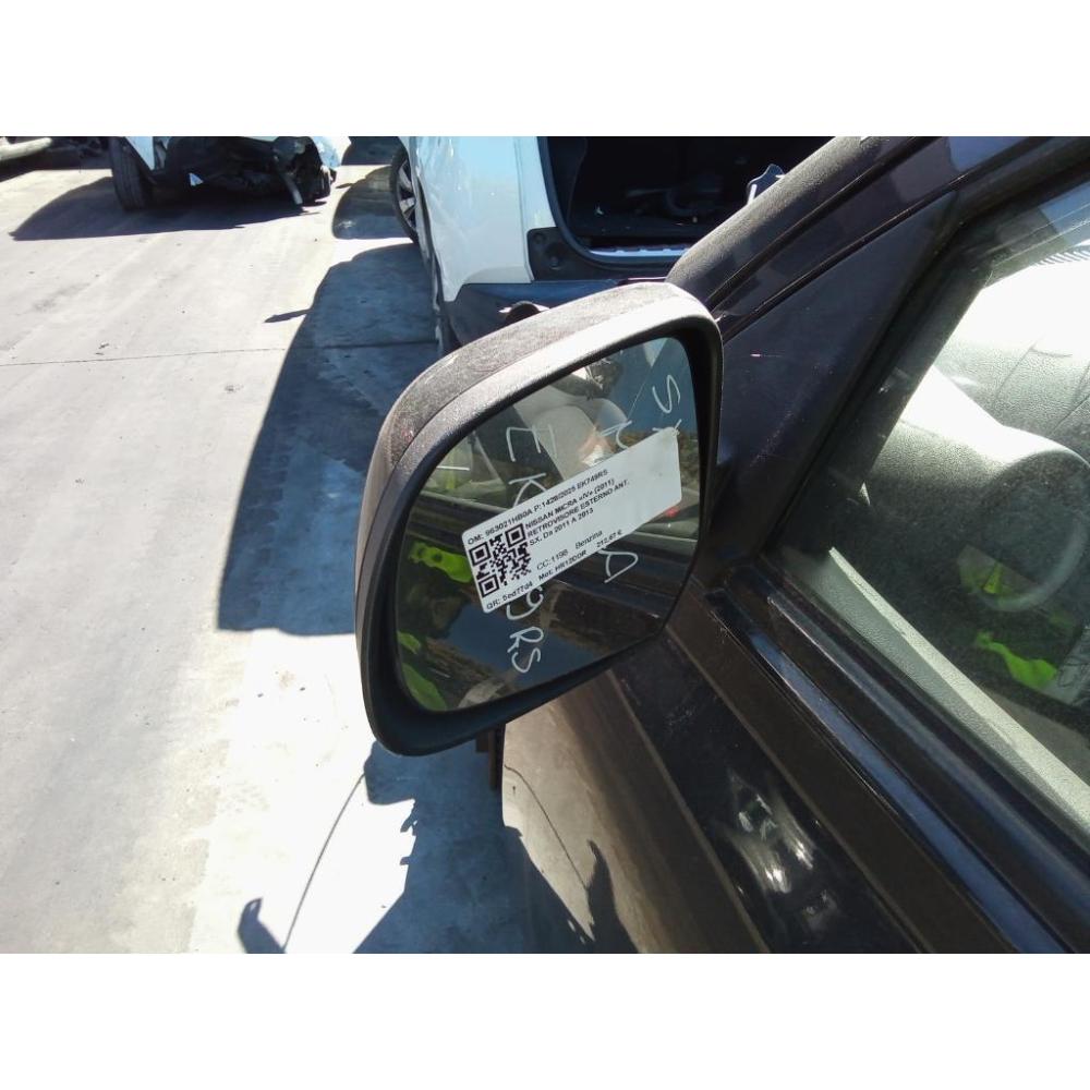 Retrovisore Esterno Anteriore Sinistro Usato Dal 2011 Al 2013 Nissan Micra «Iv» (2011)