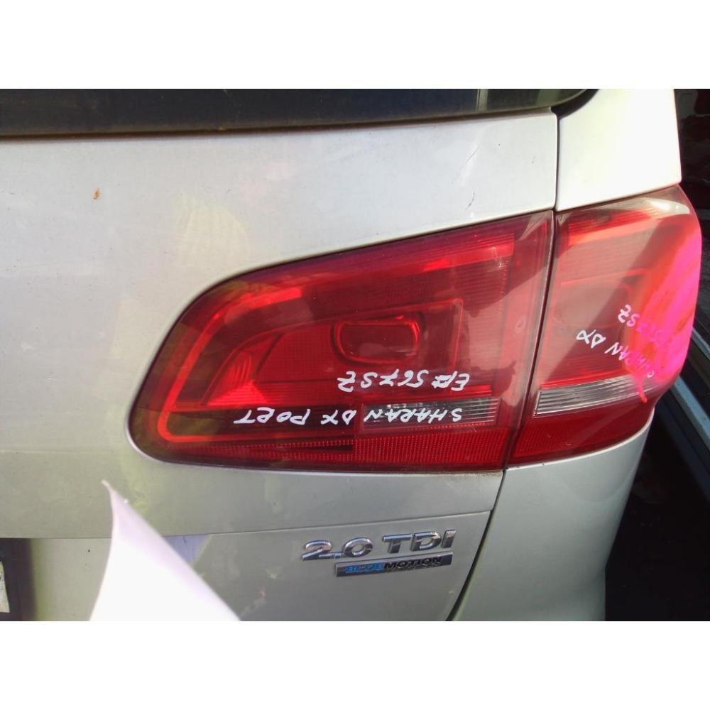 Fanale Interno Posteriore Destro Usato Dal 2010 Al 2015 Volkswagen Sharan «Iv» (2010)