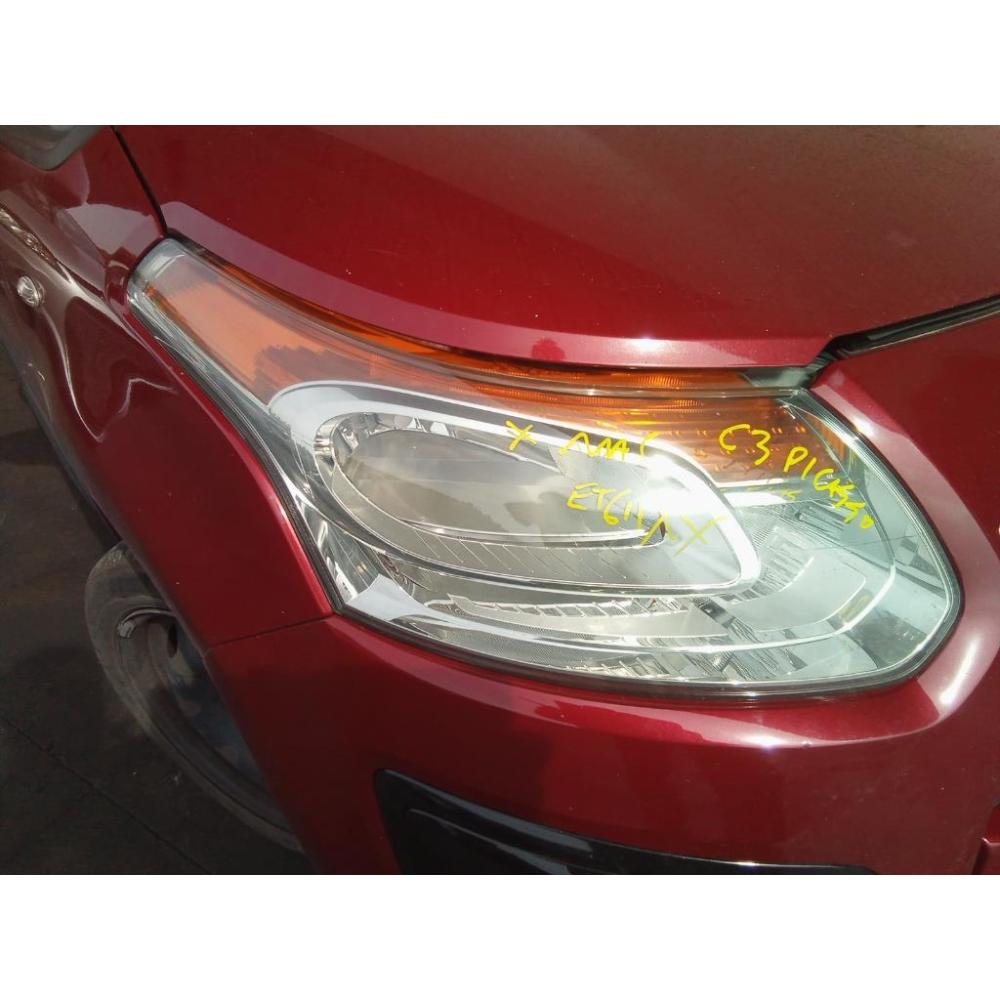 Proiettore Anteriore Destro Usato Dal 2013 Al 2015 Citroen C3 Picasso (2013)