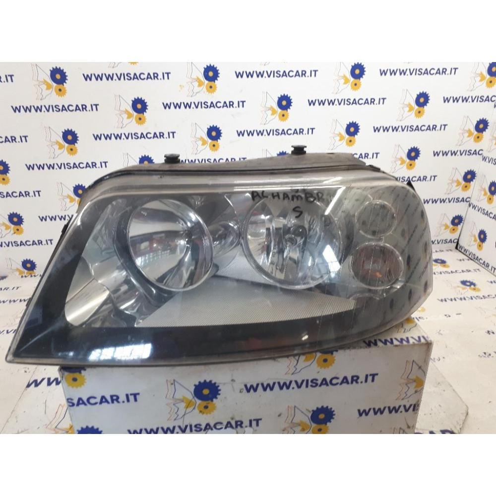 Proiettore Anteriore Sinistro Usato Dal 2005 Al 2010 Seat Alhambra «7V9» (2001)