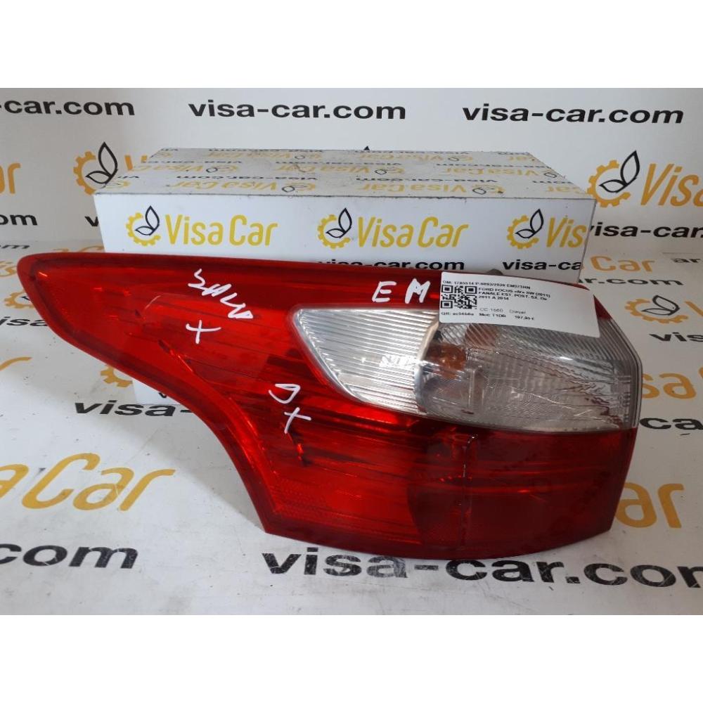 Fanale Esterno Posteriore Sinistro Usato Dal 2011 Al 2014 Ford Focus «Iv» Sw (2011)