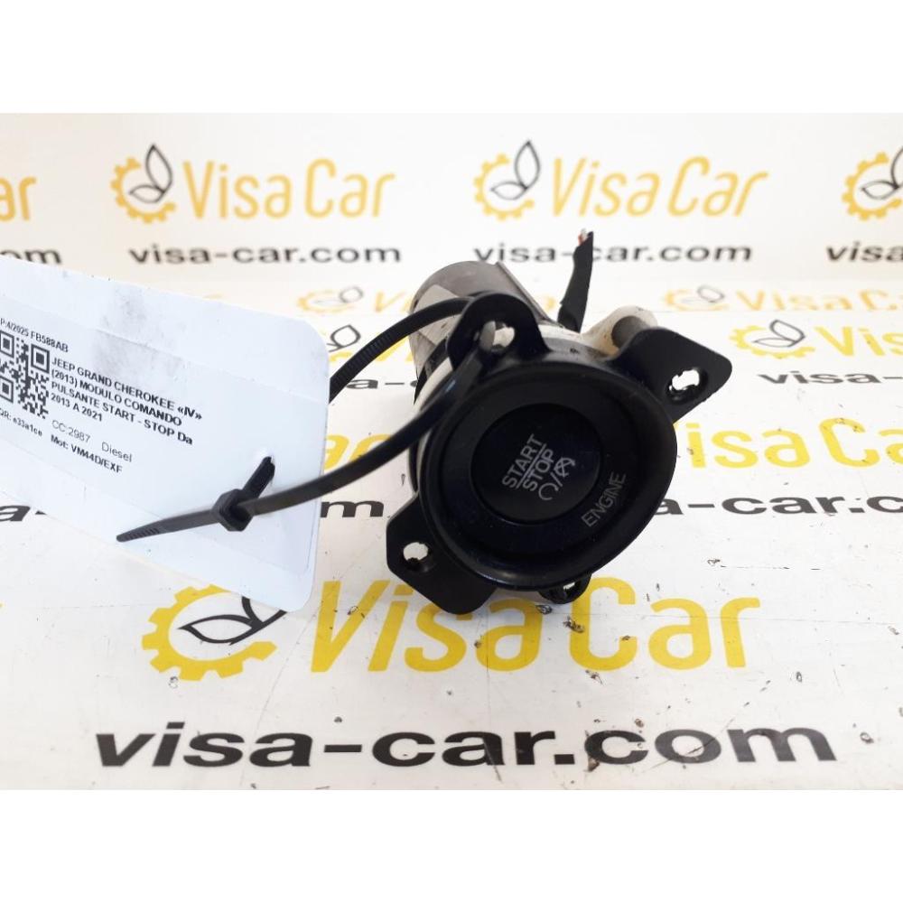 Modulo Comando Pulsante Start - Stop Usato Dal 2013 Al 2021 Jeep Grand Cherokee «Iv» (2013)