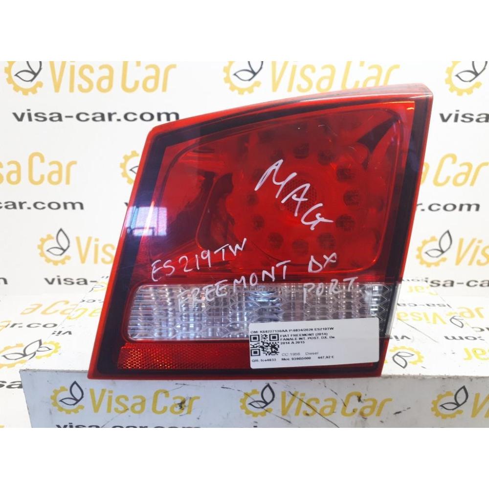 Fanale Interno Posteriore Destro Usato Dal 2014 Al 2015 Fiat Freemont (2014)